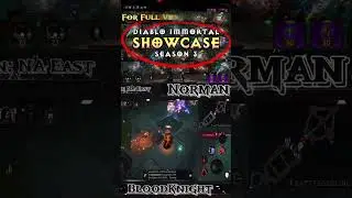 PvP-сборка Нормана Кровавого Рыцаря. Презентация сезона 3 #Diabloshowcase #diabloimmortal #diablo...