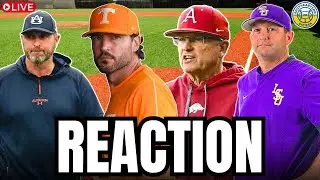 SEC Baseball Super Regional Reaction: Arkansas, Auburn, LSU and Tennessee
