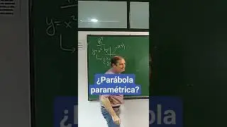 &iquest;Par&aacute;bola param&eacute;trica? #matematica6pi #matem&aacute;tica #universidad #aprendizaje #c&aacute;lculo #an&aacute;lisis