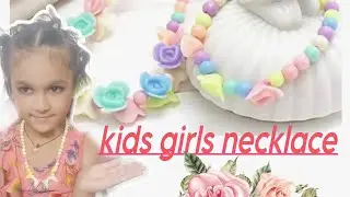 Easy homemade necklace for girls 😍 jewellery making || beautiful creativity || funky jewellery #diy