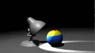 Luxo Jr and Ball animation