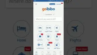 Install goibibo app for book flights  and earn money