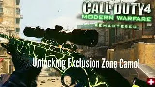 Unlocking Exclusion Zone Camo in MWR!