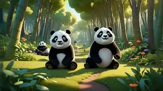 Two Chubby Pandas Learn to Skip + More Nursery Rhymes & Kids Songs
