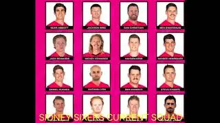 BBL Team Sydney Sixers| full squad 2020