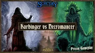 HARBINGER (💨/💧) vs NECROMANCER (💨/🔥), Sorcery: Contested Realm &ndash; Gothic Precon Gameplay