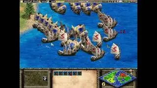 Age of Empires 2 - Surprise attack on Enemy island