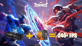Marvel Rivals RTX 5070TI + 7800X3D  Competitive Low Settings 1440p Benchmark