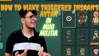 How to make Triggered insaan's avtar in MiniMilitia / Minimilitia Avtar / MMDA2