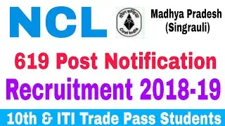 NCL Recruitment Notification  2018