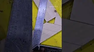 Useful Woodworking tips and skills. Easy way to always get a reliable angle #shorts #wood #skills