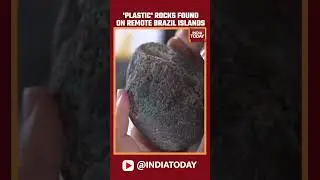 Watch: Scientists Find 'Terrifying' Plastic Rocks On A Remote Island In Brazil #shorts