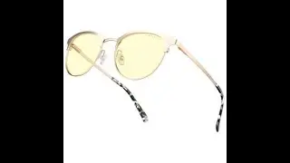 Stylov&eacute; kancel&aacute;řsk&eacute; br&yacute;le s jantarov&yacute;mi skly