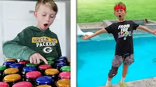 Pick the wrong button...JUMP into the pool in your CLOTHES!