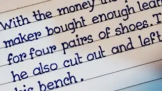 Handwriting like printed