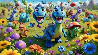 Dinosaur&rsquo;s Happy Hat Hop 🦖🎩 | Fun Learning Song for Kids | Dance & Learn with Dinosaurs