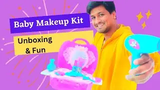 Unboxing and Testing the Cutest Toy Makeup Kit for Kids || Amazon toys #toys #birthdayman #amazon