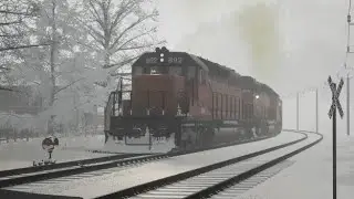 Bessemer and Lake Erie 892 hauling NS Coal Hoppers Train Sim World 6. January 22, 2026.