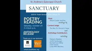 St. Andrew's 2025 Poetry Contest - Sanctuary, Poetry Reading 10/25/25