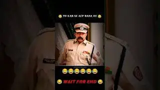 😂 tu kab se acp bana re 😂@Silalefunny #comedy #shortsviral #youtubeshorts #viralshort