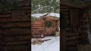 Large Snow Fall At The Cabin #shorts