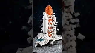 Space Shuttle Lego Animation  #lego