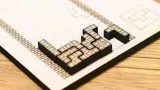 Macro Build: Wooden Tetris Gameboy Cartridge with working buttons! | What game should I do next?