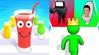 Max Level Giant Rush Vs Juice Run 3D 😍💖🤑💸💵 Max All Levels Android iOS Gameplay NG87