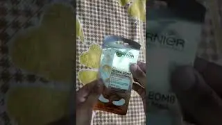 Garnier HYDRA BOMB Eye Serum Mask || Brightening eye mask #shorts