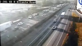Crash I-285 South at S. Atlanta Rd.