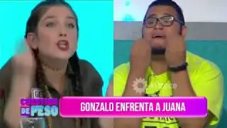 Fuerte cruce entre Gonzalo y Juana Repetto: 