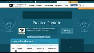 First Video! First Step In My Investing Journey! EP1 Wall Street Survivor