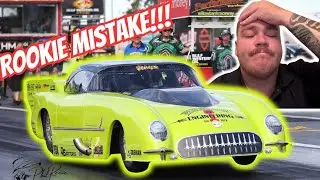 WE TOOK SLIMER TO THE WINTERNATIONALS !! Twin turbo promod takes on comp eliminators best !!