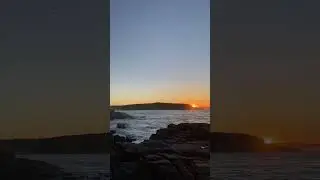 Acadia Awakens: Sunrise Splendor at the Park 🌅🌲 #MorningInAcadia