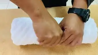 BASIC TOWEL FOLDS 7  Roll Up