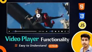 Build a PROFESSIONAL Video Player in 2024 with HTML, CSS, and JavaScript | Beginner's Friendly