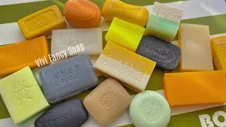 ASMR Soap Cutting/Dry Soap Cutting ASMR/Satisfying Sound ASMR/No Talking/Crunchy Colorful Soaps