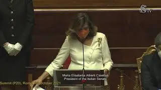 Roma - Seventh G20 Parliamentary Speakers' Summit (P20) - English language (07.10.21)