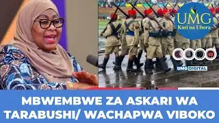 TAZAMA MBWEMBWE ZA ASKARI WA TARABUSHI WAKIPIGA GWARIDE MBELE YA RAIS SAMIA / WAPIGWA VIBOKO