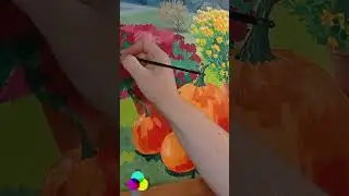 Painting an Autumn Still Life with Acrylics | Peindre une Nature Morte d&rsquo;Automne &agrave; l&rsquo;Acrylique