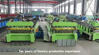roofing sheet roll forming machine #rollformingmachine #tilemakingmachine