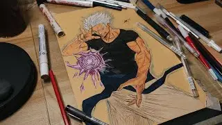 DRAWING GOJO SATORU | Jujutsu Kaisen@MasRey-dp1mv 