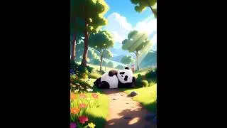 The Lazy Panda learned an important lesson from the Busy Bee! #cartoon #moralstories #3DAnimation