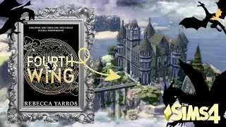 Fourth Wing - Basgiath War College - SIMS 4 -SPEED BUILD - PART 1 #Basgiathwarcollege #fourthwing