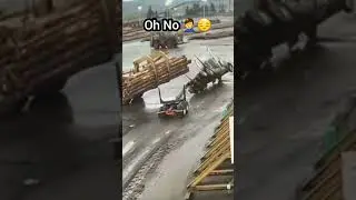 Unloading Logs Fail #shorts