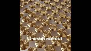 A Visual Showcase of the Brilliance of Brass Tactile Studs