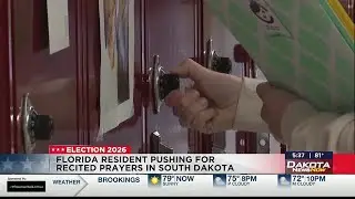Florida resident pushes for recited prayers in South Dakota public schools