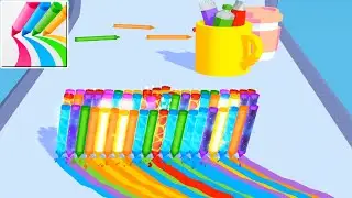 Pencil Rush 3D (IOS, Android) New update Gameplay All Levels (Level 31-33)