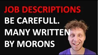 Learn to Read Job Descriptions