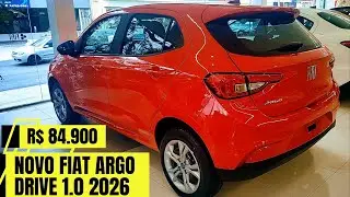 NOVO ARGO DRIVE 1.0 2026 AVALIAÇÃO COMPLETA.